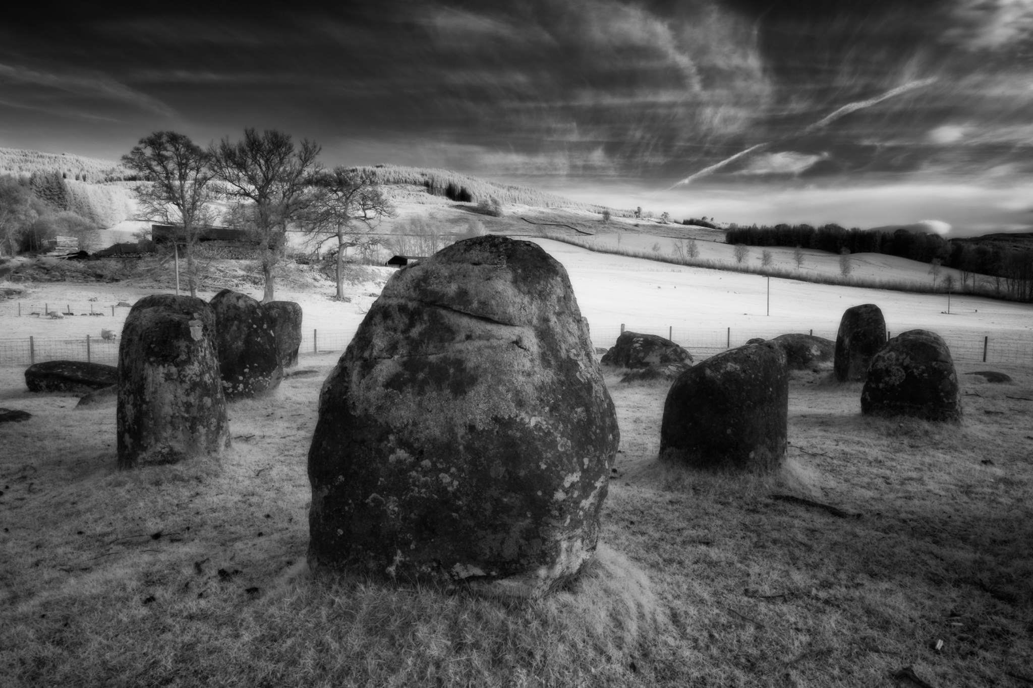 Croft Moraig Stone Circle, Perthshire, Scotland.